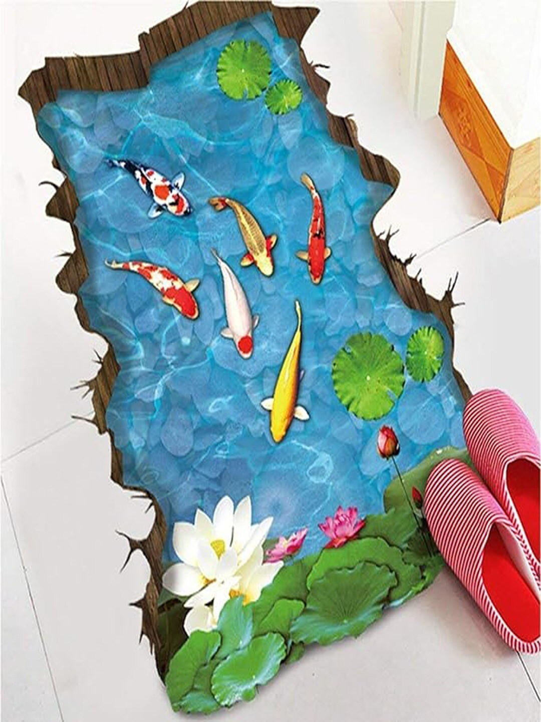 

Univocean Blue Aquatic Fish 3D Printed Waterproof Wall Sticker