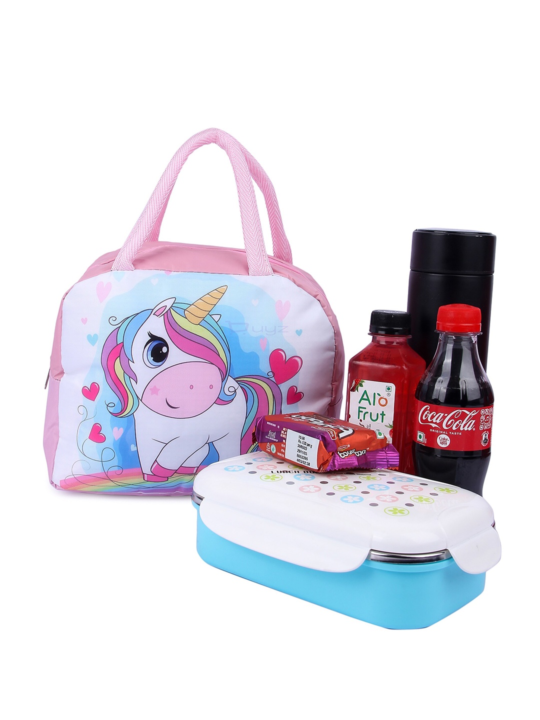 

Instabuyz Printed Lunch Bag, Pink