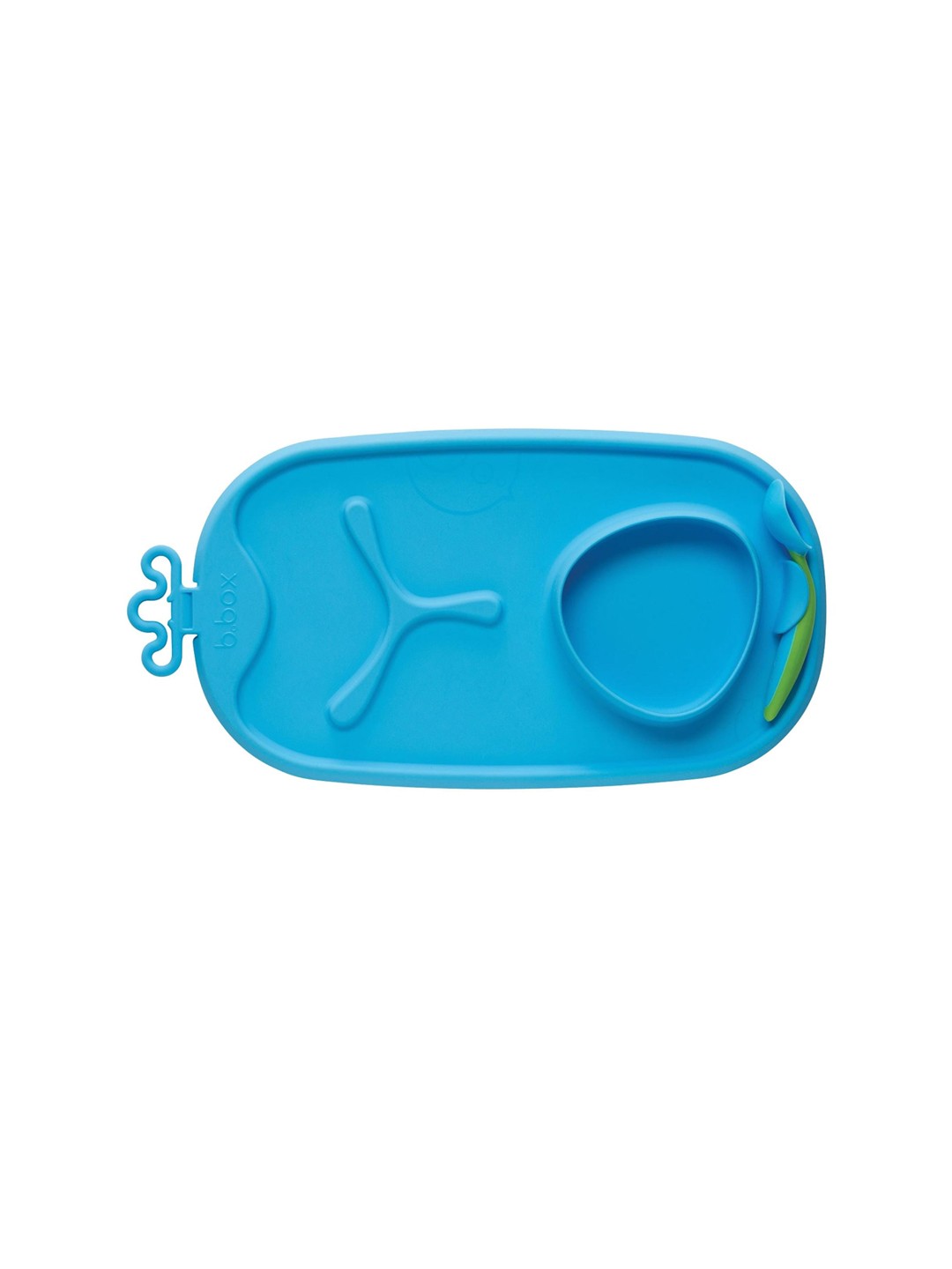 

B.Box Blue Grade Silicone Roll & Go Mealtime Mat With Spoon