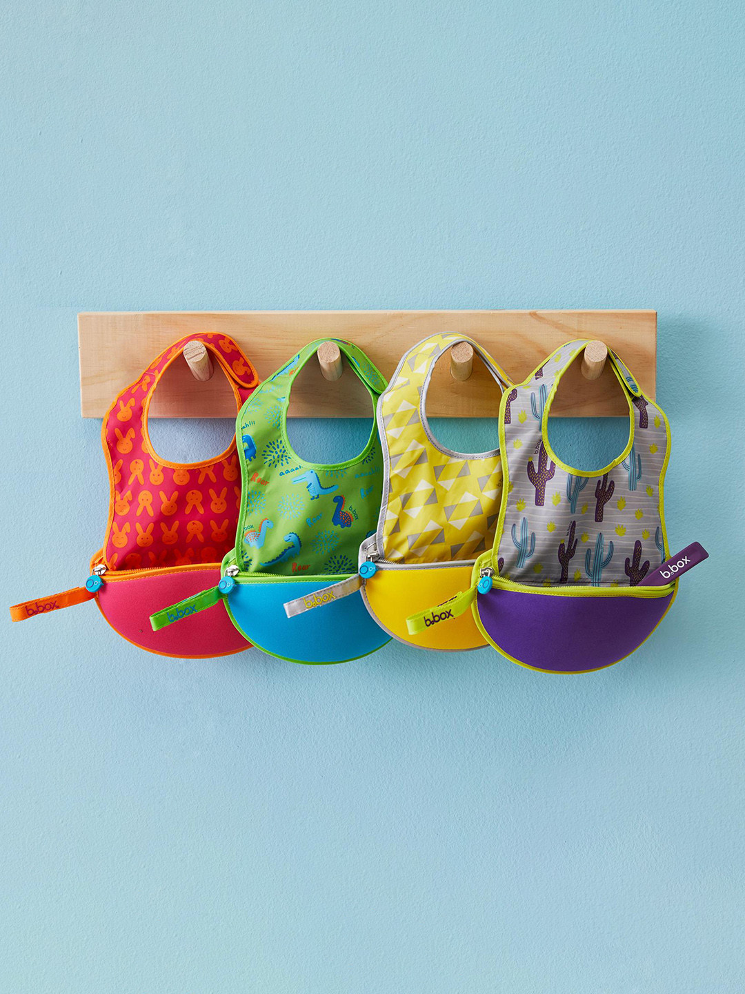 

B.Box Infants Set of 4 Bibs With Spoon Set, Yellow