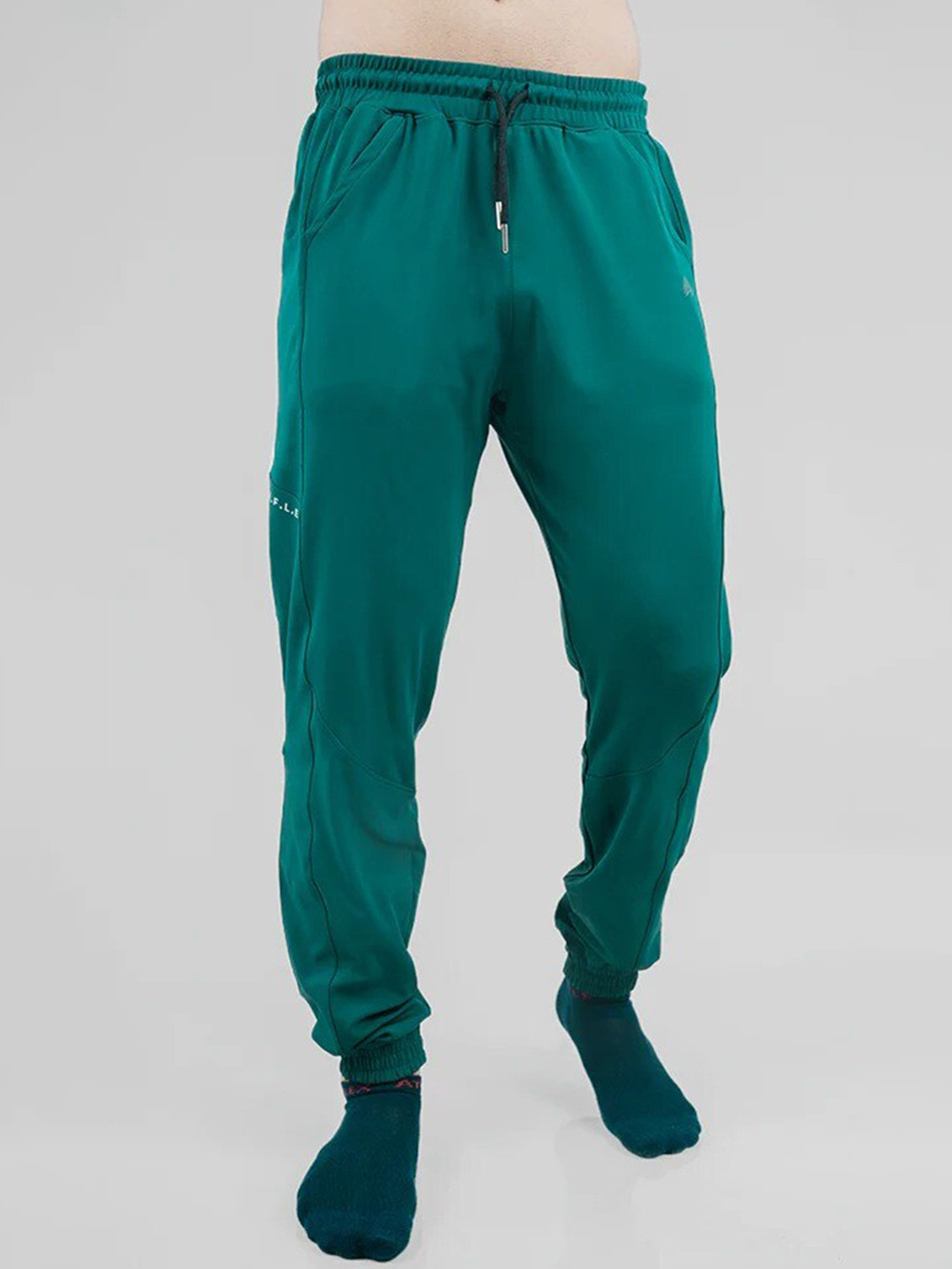 

Athflex Men Mid-Rise Joggers, Green