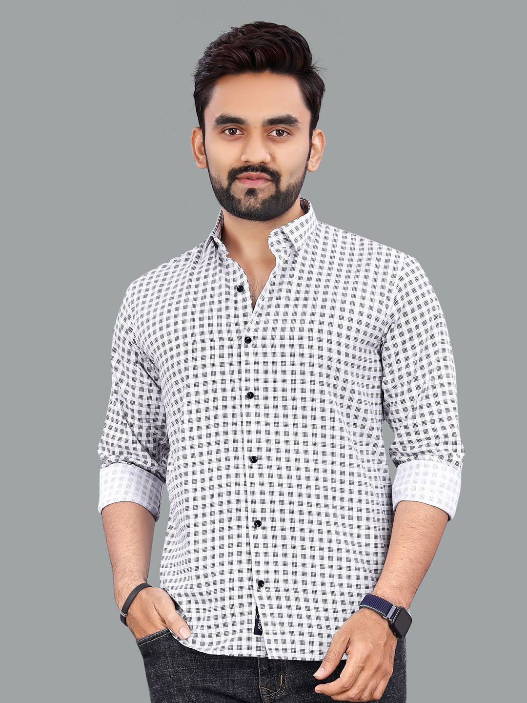 

ADWYN PETER Men Multicoloured Opaque Printed Casual Shirt, Multi