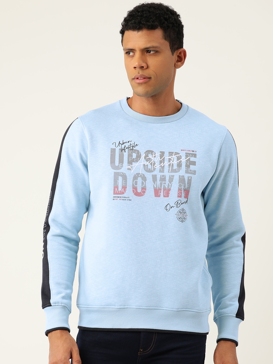 

Monte Carlo Printed Sweatshirt, Blue