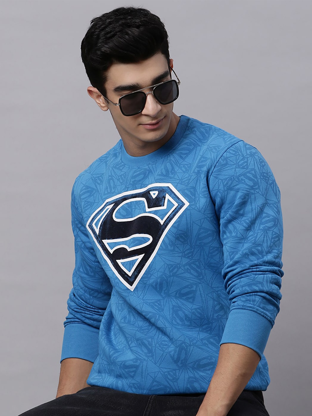 

Free Authority Superman Printed Loose Fit Sweatshirts, Multi