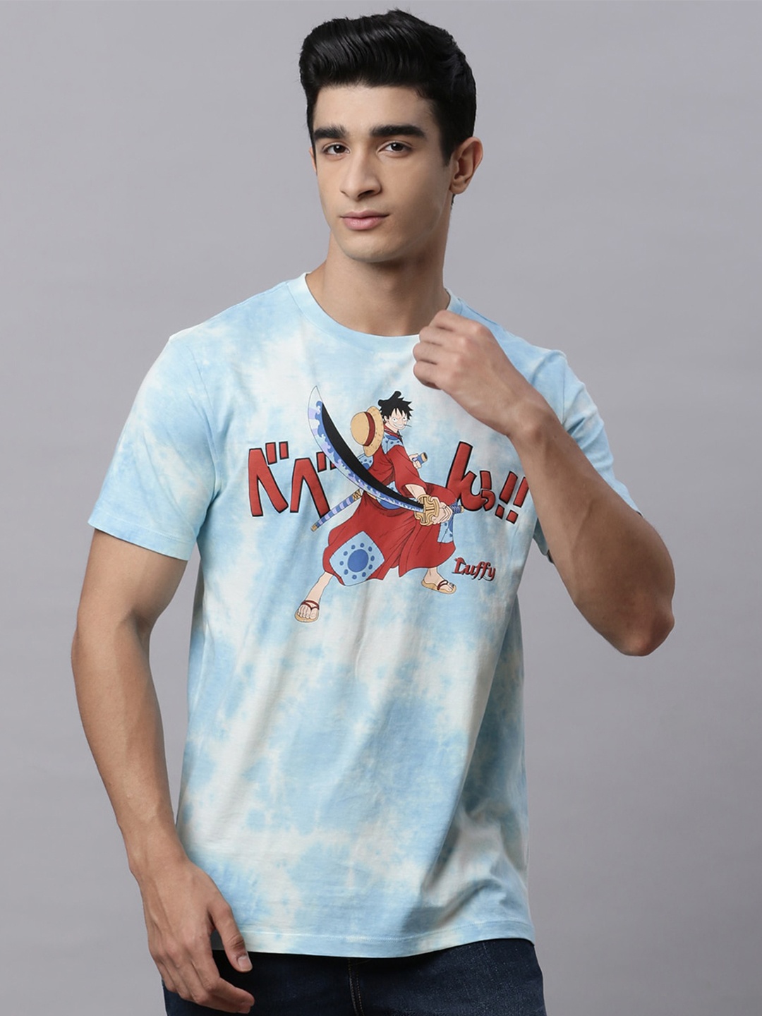 

Free Authority One Piece Printed T-shirt, Blue