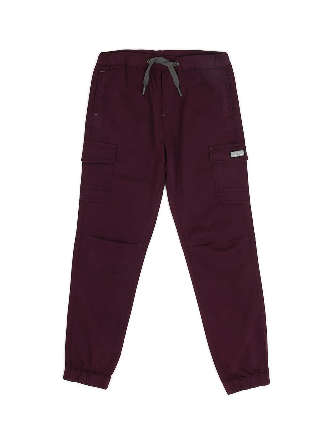 

Peter England Boys Maroon Cargos Trousers