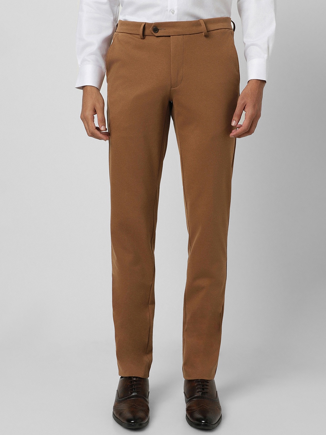 

Van Heusen Men Brown Slim Fit Trousers