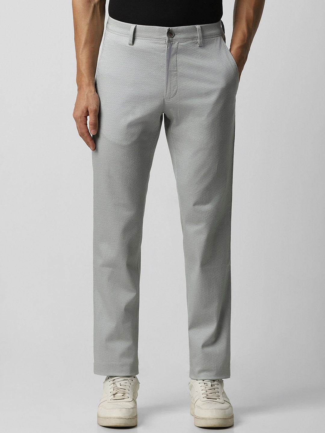 

Van Heusen Sport Men Grey Slim Fit Trousers