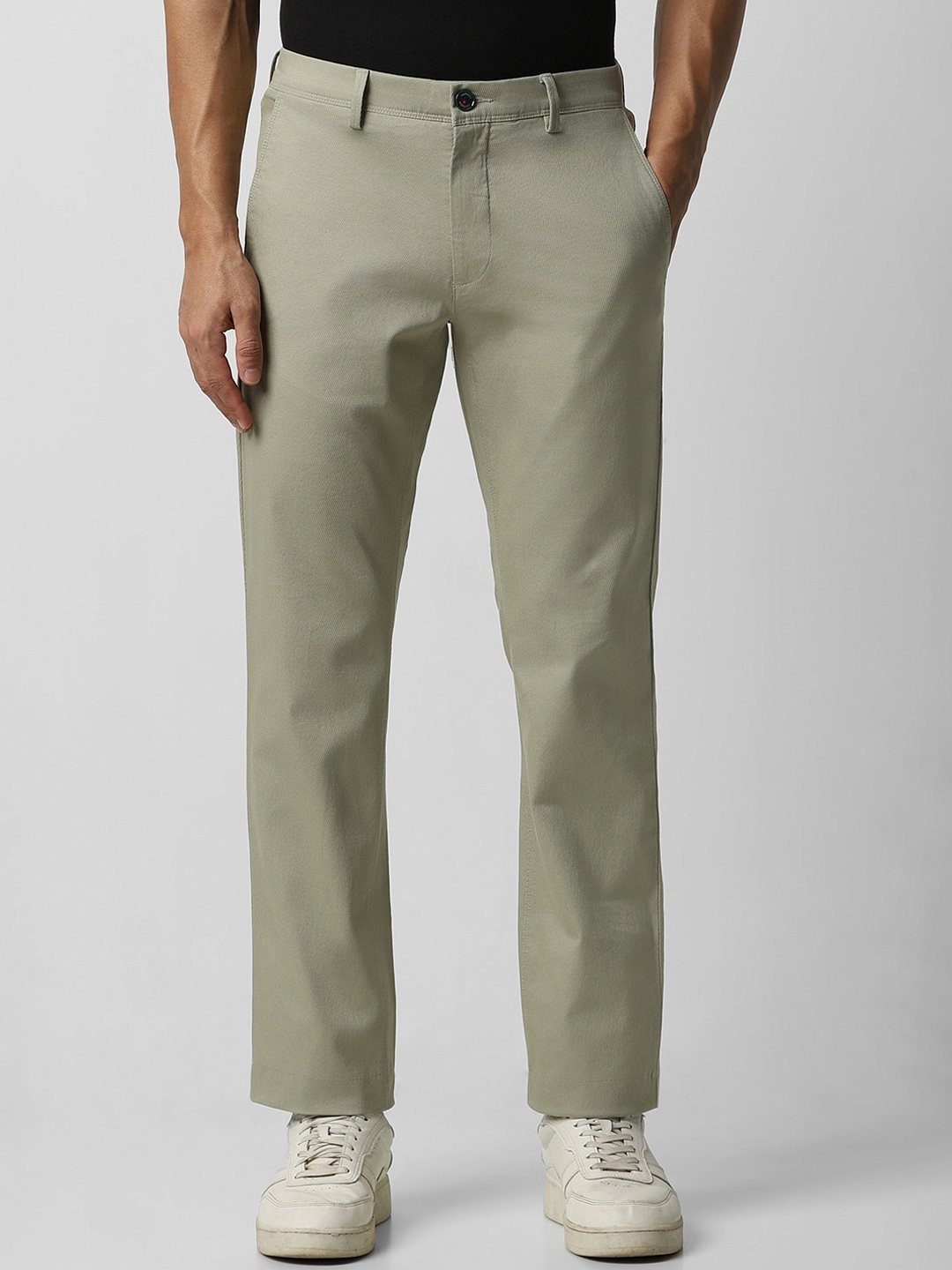 

Van Heusen Sport Men Green Slim Fit Trousers