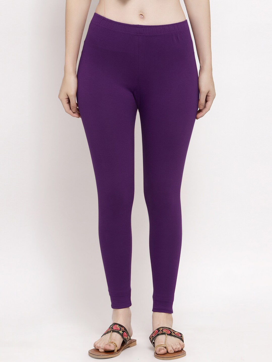 

Trend Level Slim-Fit Slip-On Leggings, Purple