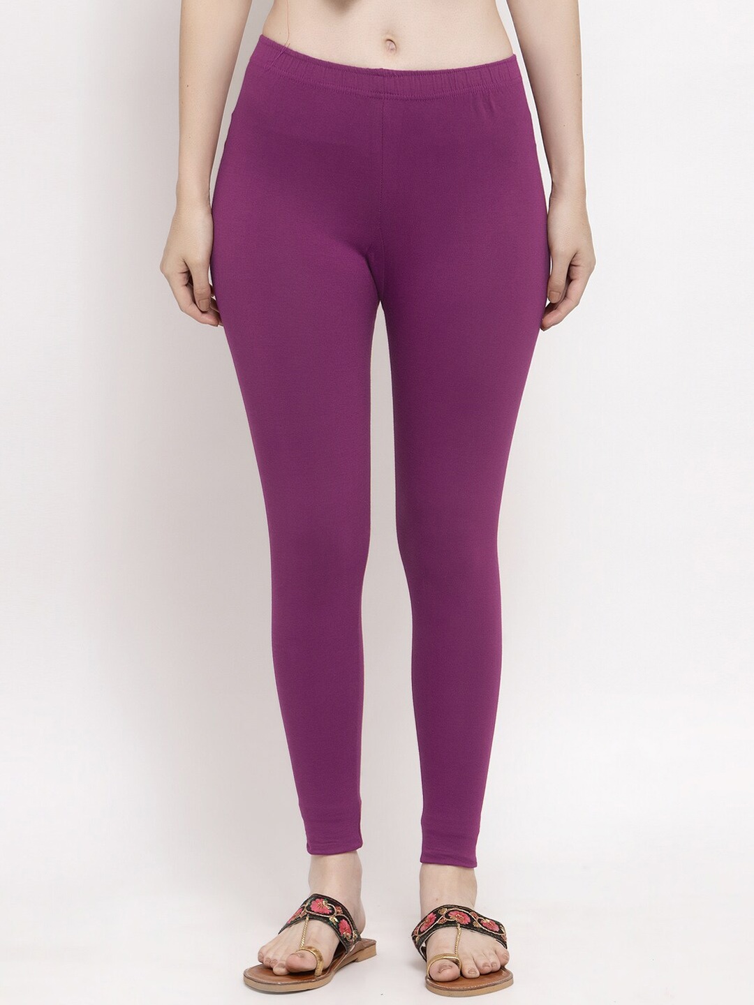 

Trend Level Ankle-Length Leggings, Mauve