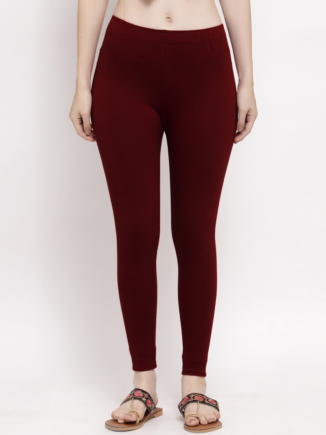 

Trend Level Ankle Length Leggings, Burgundy