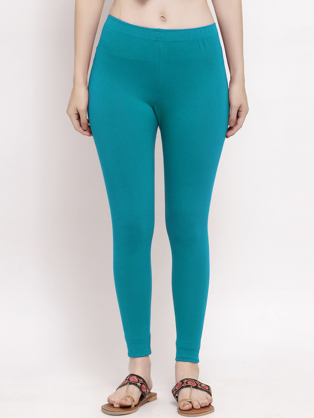 

Trend Level Ankle-Length Leggings, Sea green