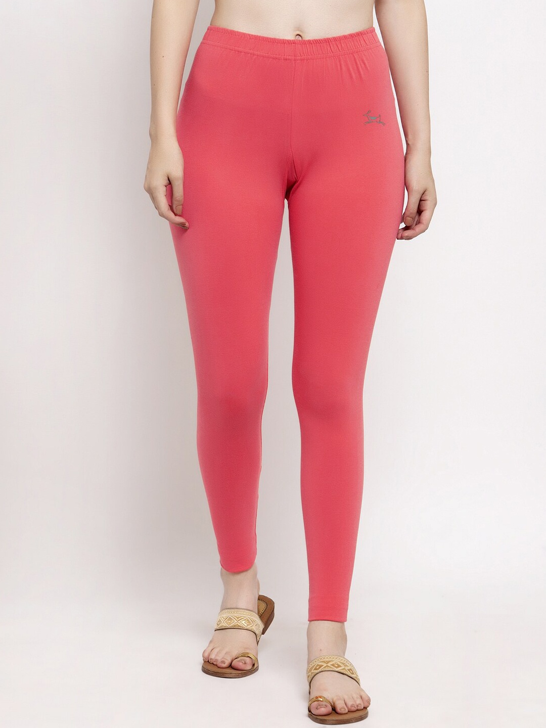 

Trend Level Ankle Length Leggings, Coral