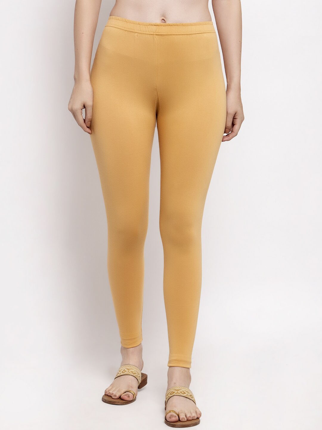 

Trend Level Ankle Length Leggings, Beige