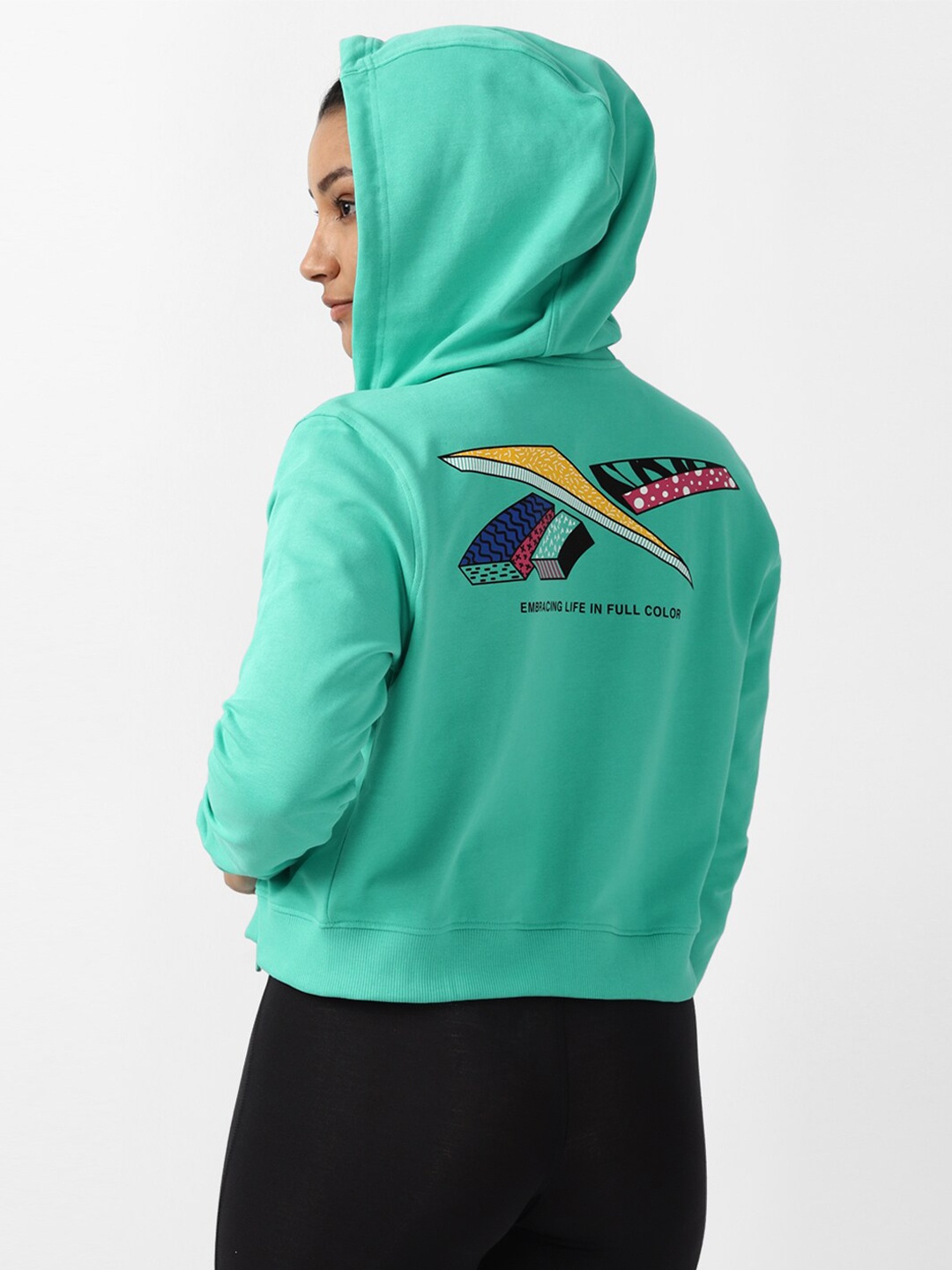 

Reebok Classic Long Sleeved Hoodie, Green