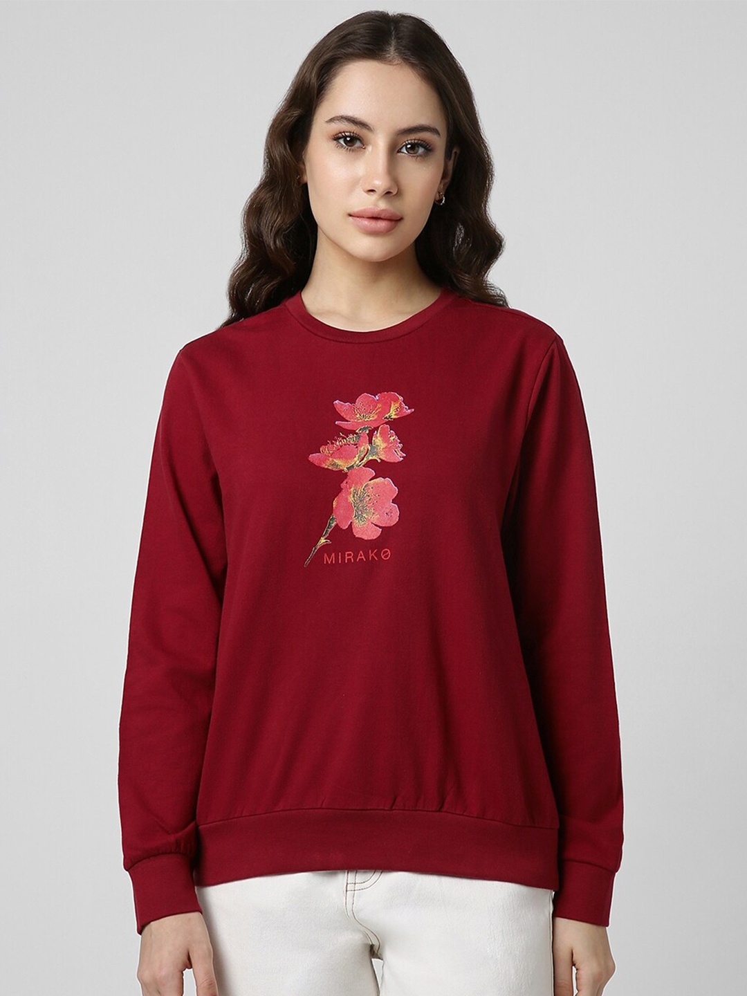 

Van Heusen Woman Women Maroon Sweatshirt