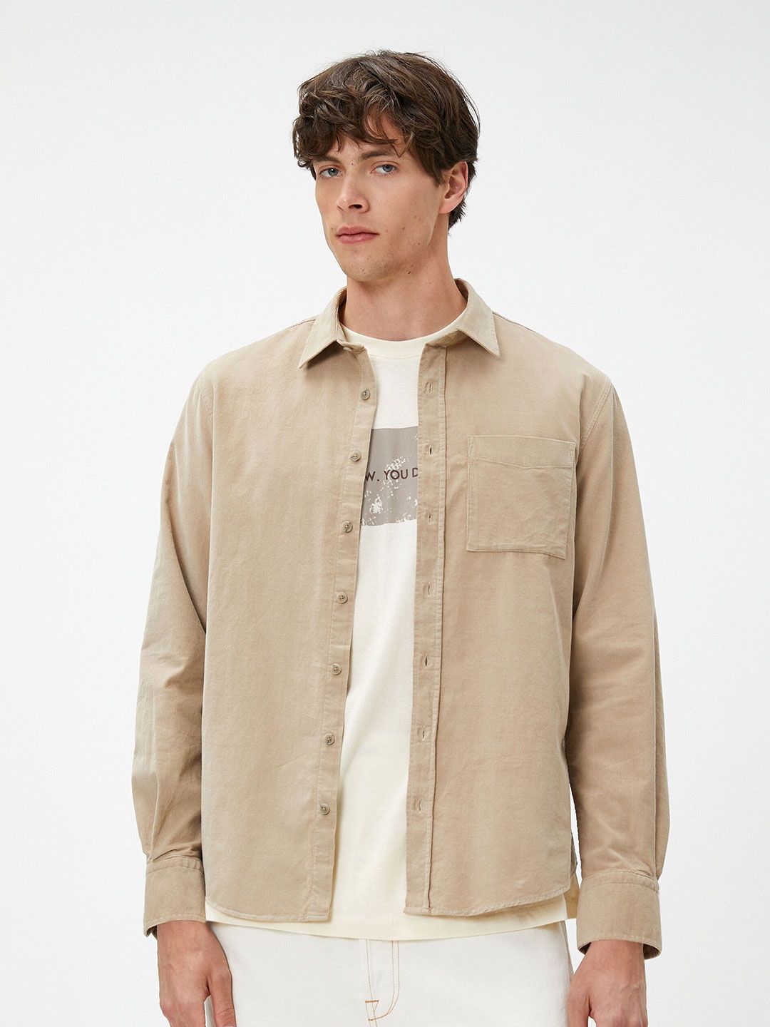 

Koton Men Opaque Casual Shirt, Na