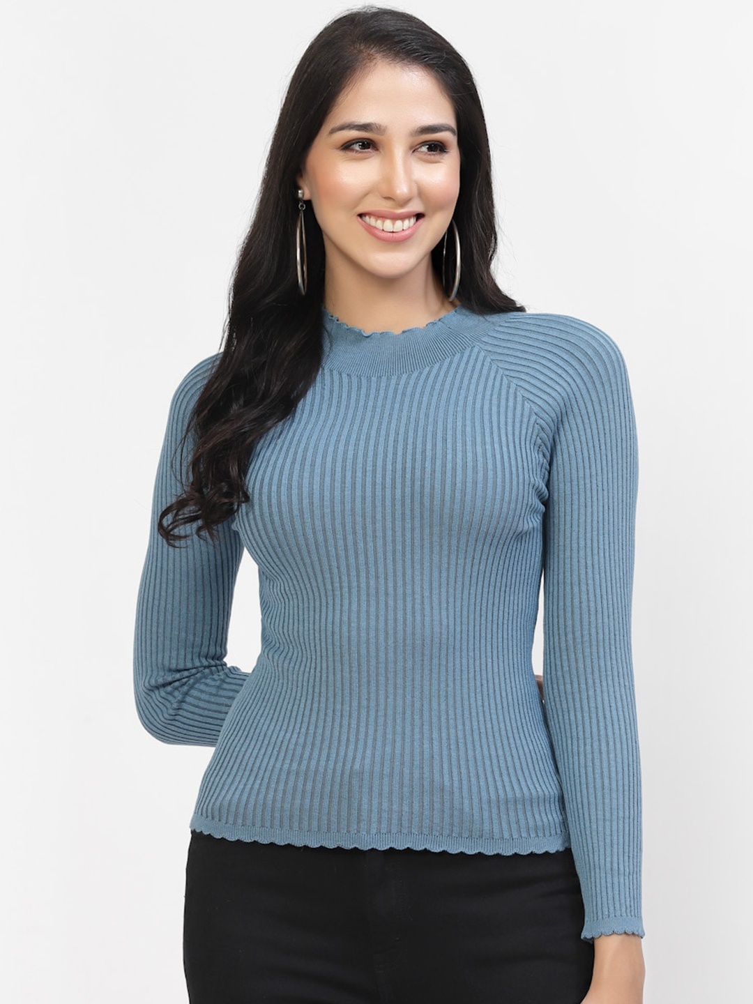

Kalt Blue Cotton Top