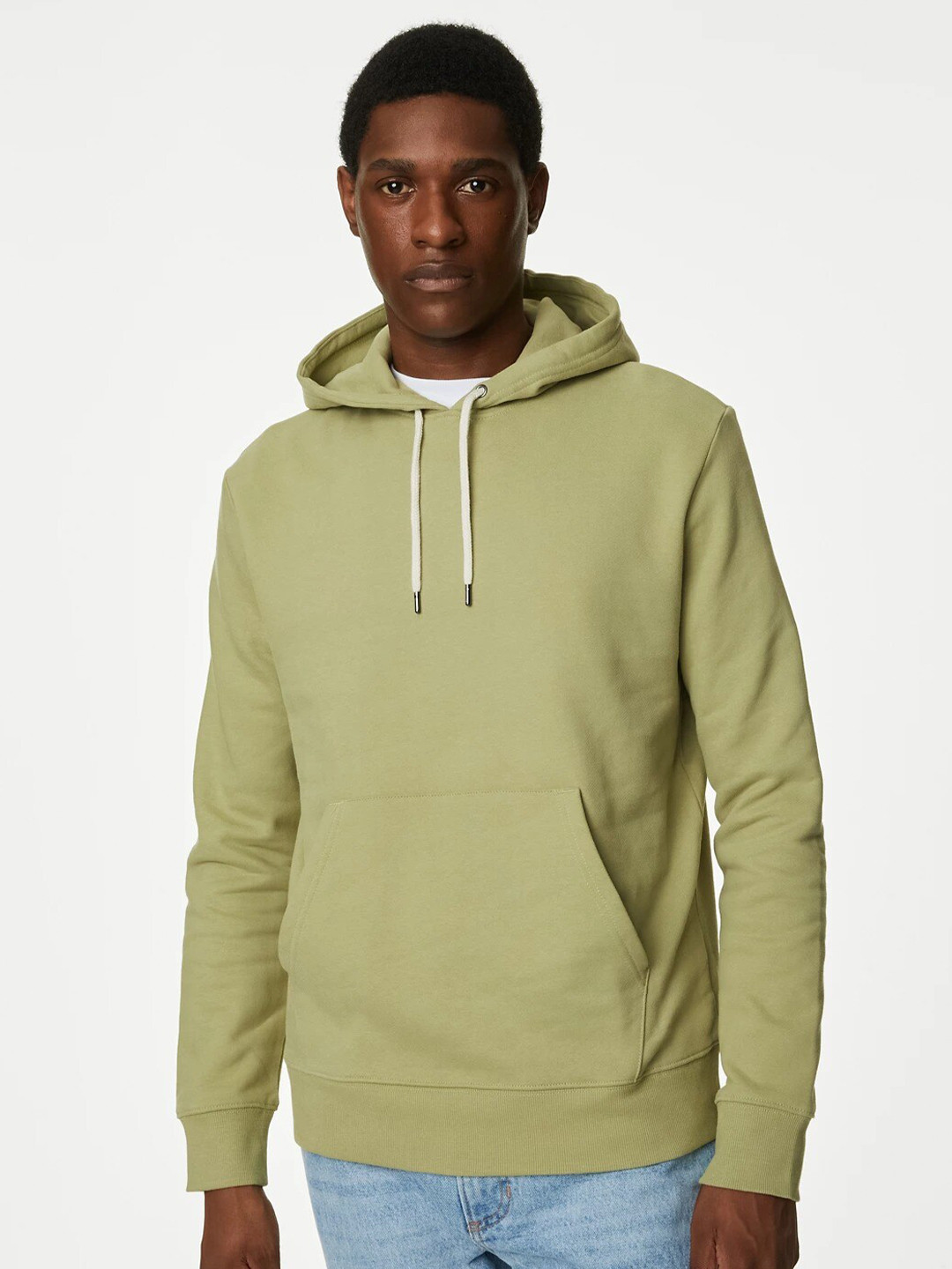 

Marks & Spencer Men Green Sweatshirt