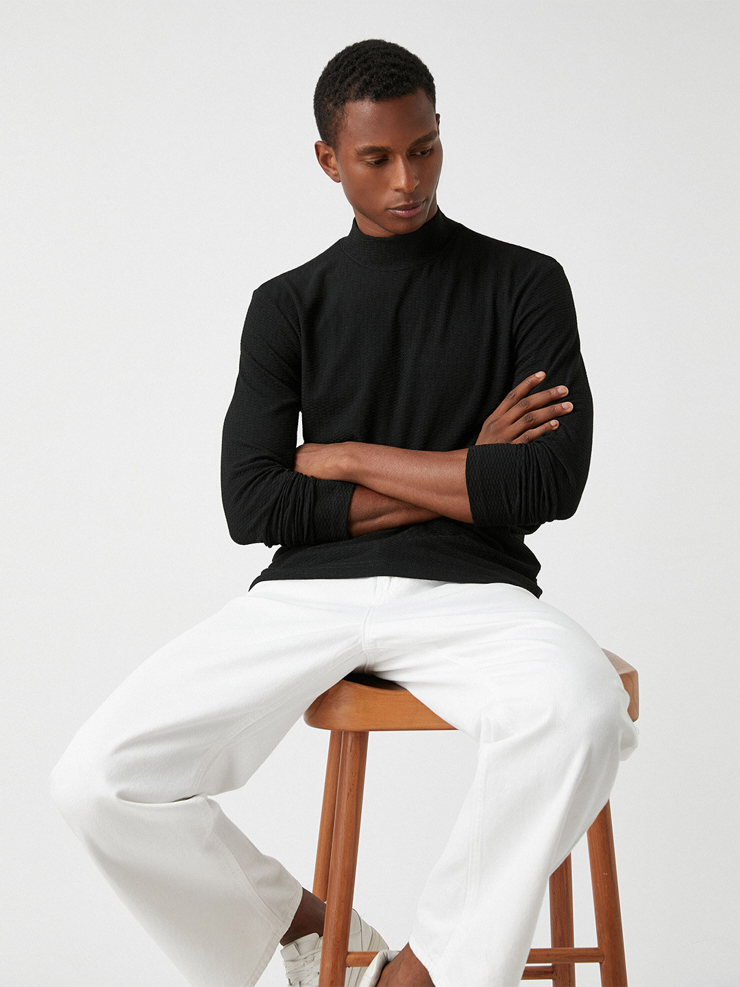 

Koton Turtle Neck Pullover, Black
