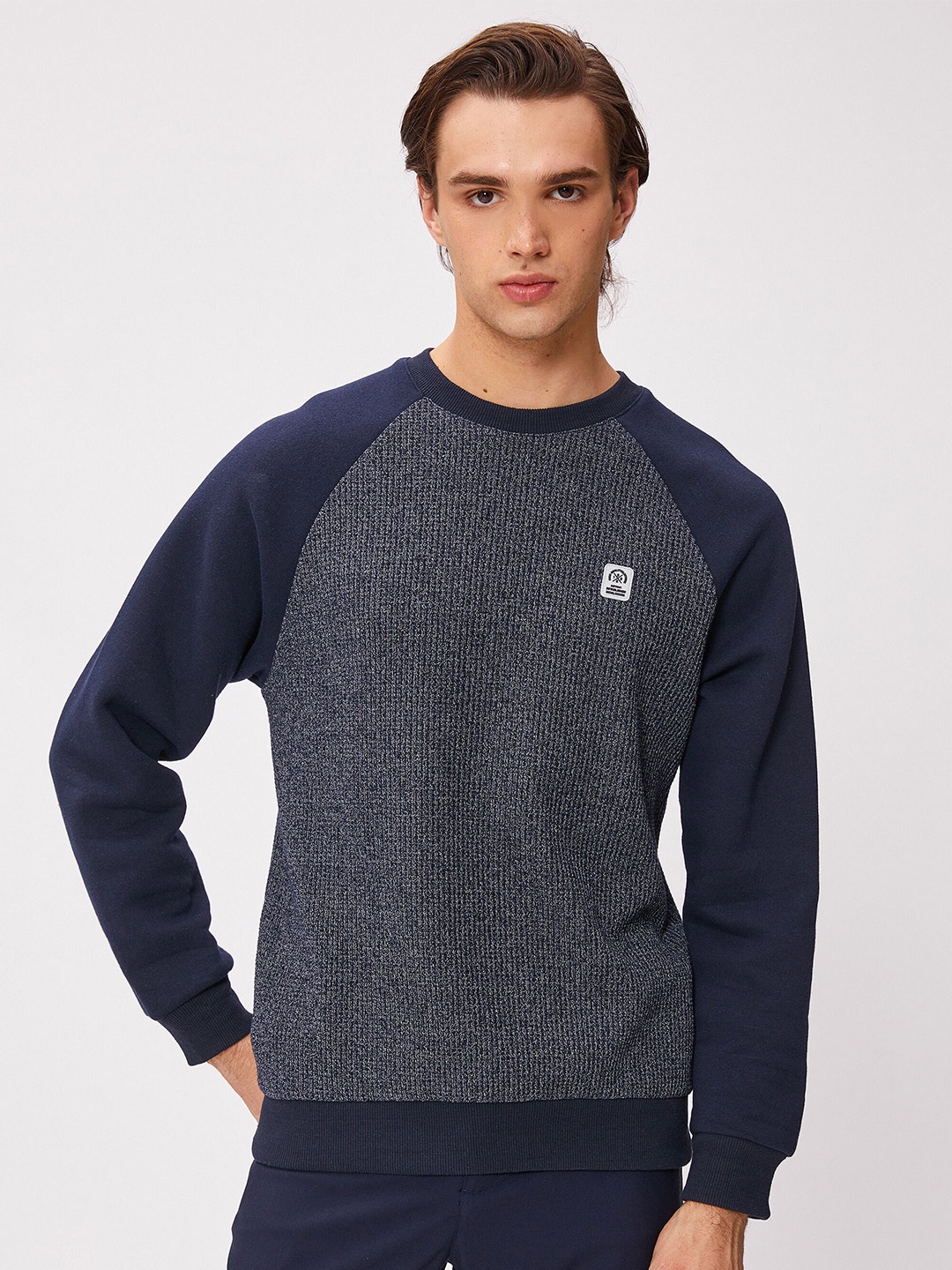 

Koton Striped Long Sleeves Pullover, Grey