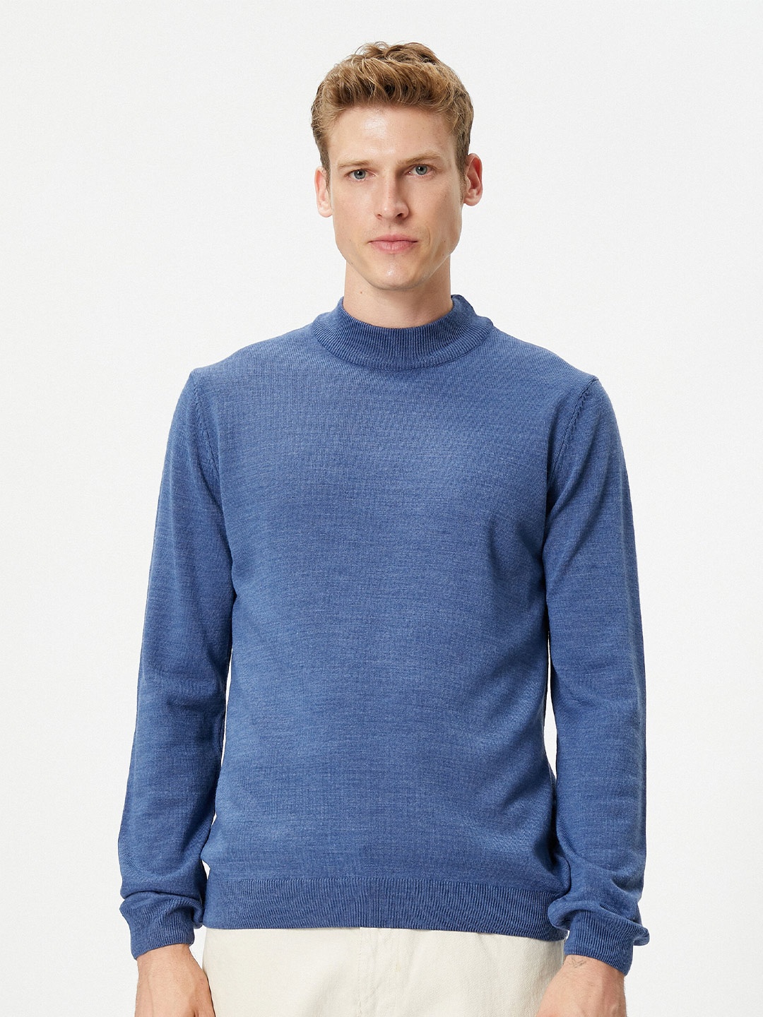 

Koton Long Sleeves Acrylic Pullover, Blue