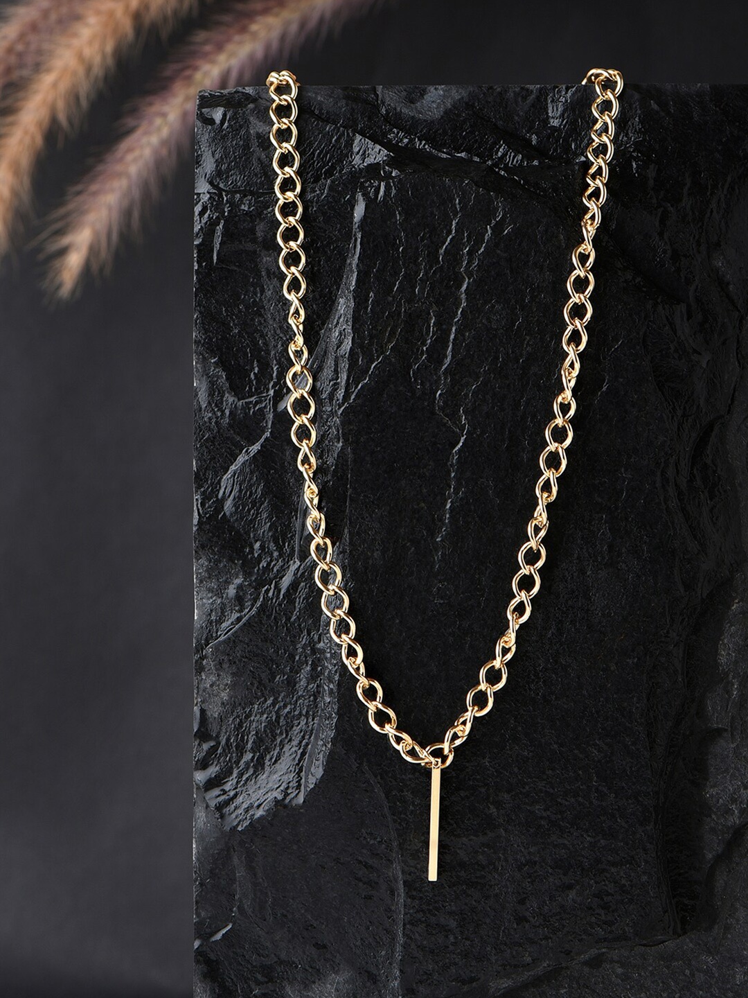 

The Bro Code Men Gold-Plated Necklace