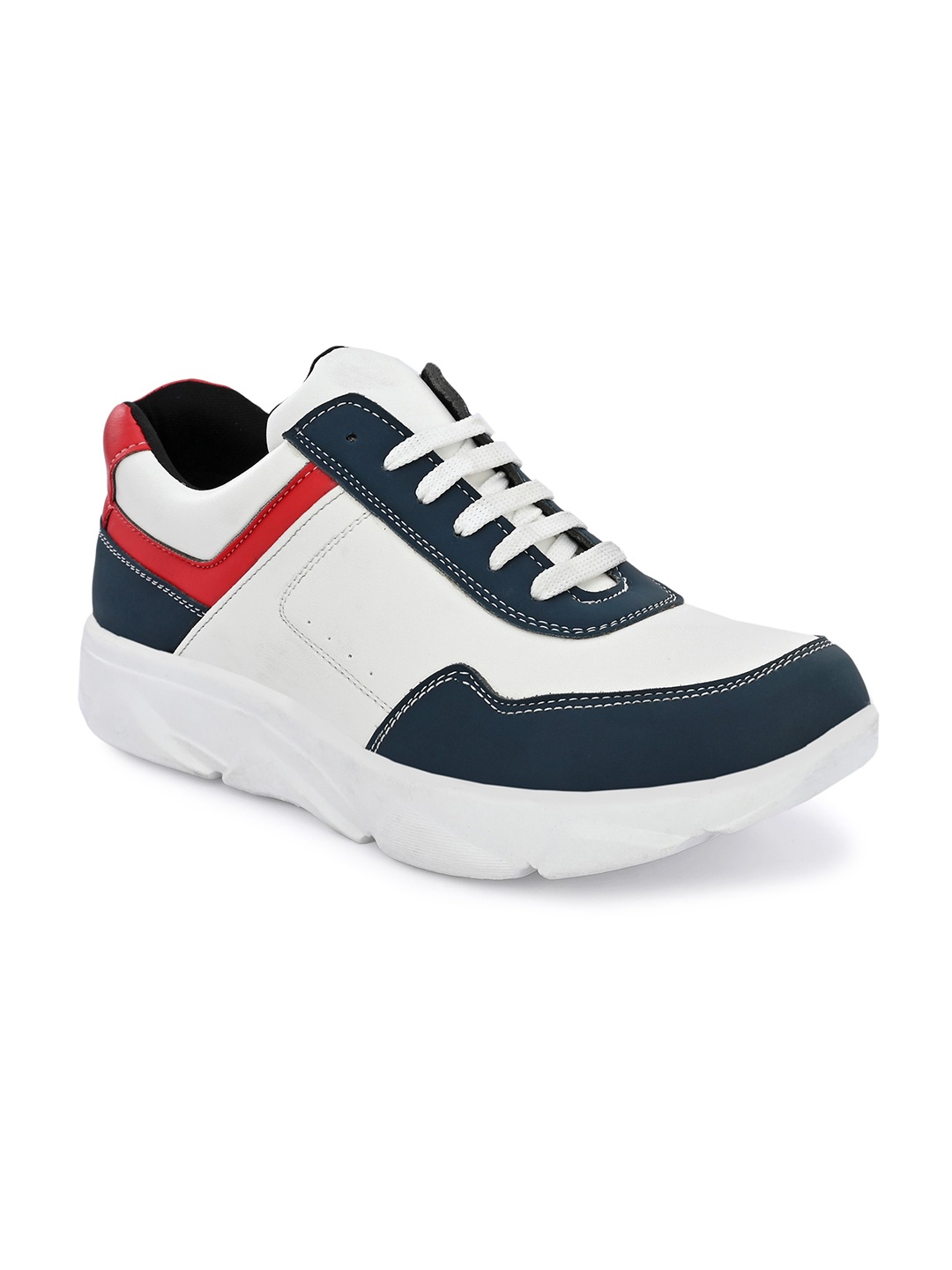 

John Karsun Men Blue Colourblocked Sneakers