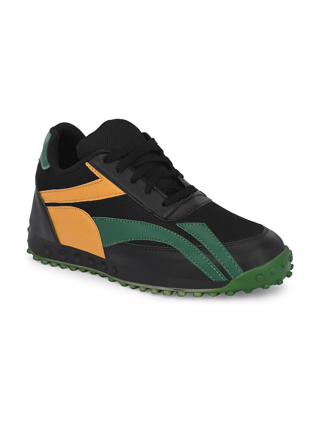 

John Karsun Men Black Colourblocked Sneakers