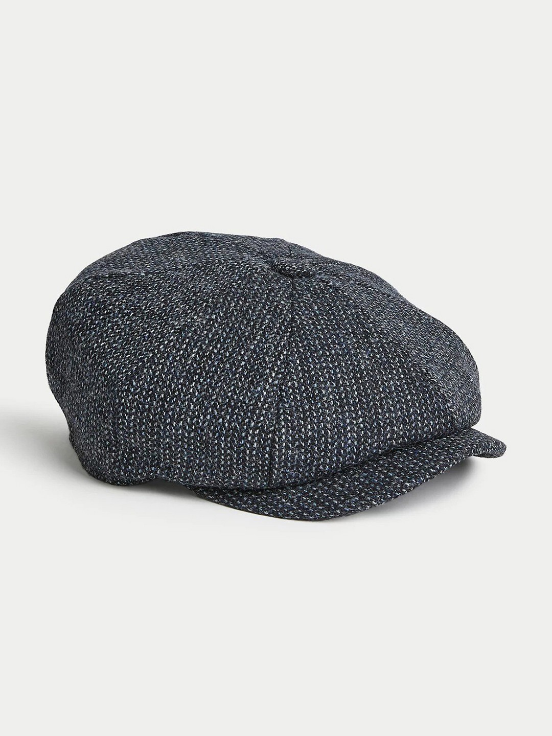 

Marks & Spencer Men Self Design Ascot Cap, Navy blue