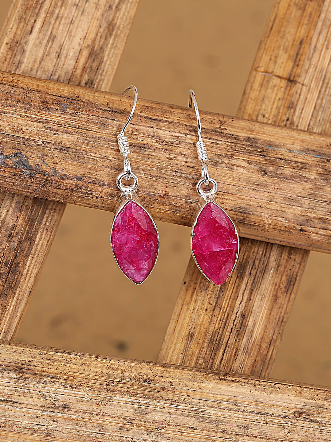 

Yellow Chimes Pink Contemporary Drop Earrings