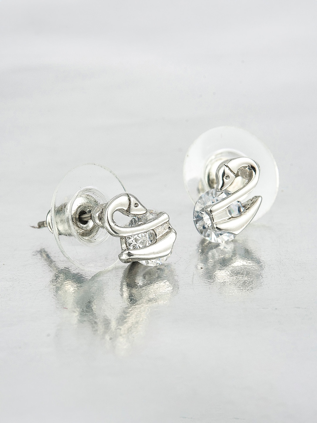 

Yellow Chimes White Contemporary Studs Earrings