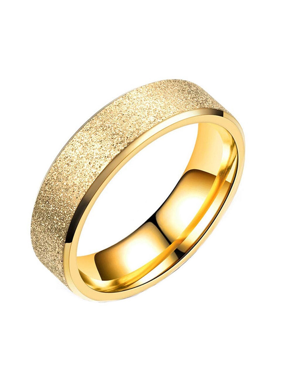 

Yellow Chimes Men Gold-Plated Finger Ring