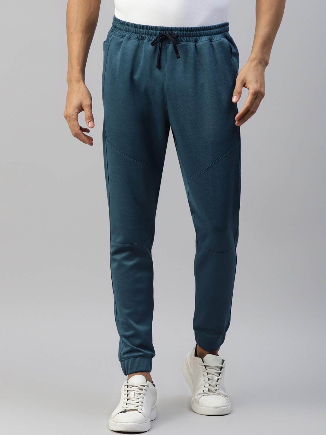 

Slowave Men High-Rise Sports Joggers, Teal