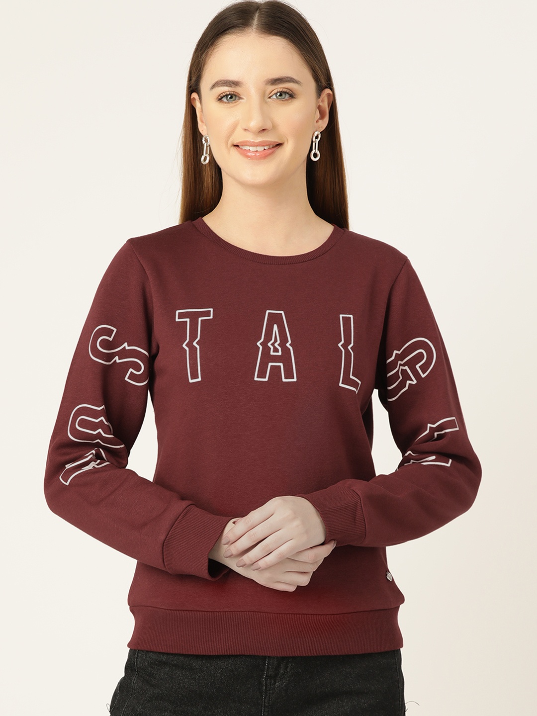 

Monte Carlo Typography Sweatshirt, Brown