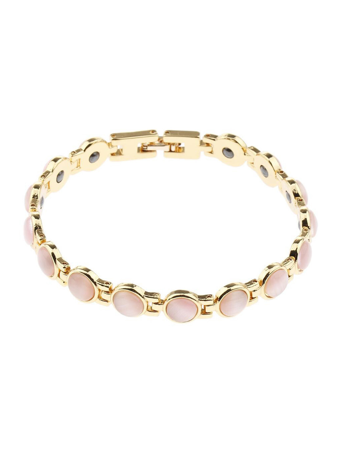 

Lyla Stone Studded Link Bracelet, Gold