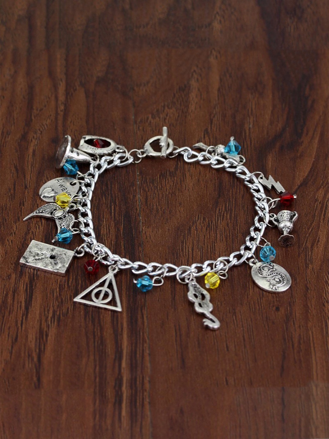 

Lyla Beaded Charm Bracelet, Silver