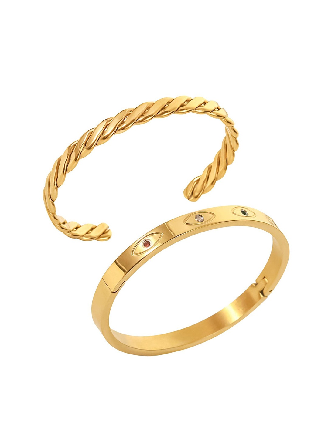 

Lyla Women Cuff Bracelet, Gold