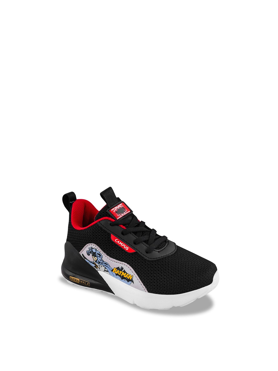 

Campus Kids Onix Batman Printed Running Shoes, Black
