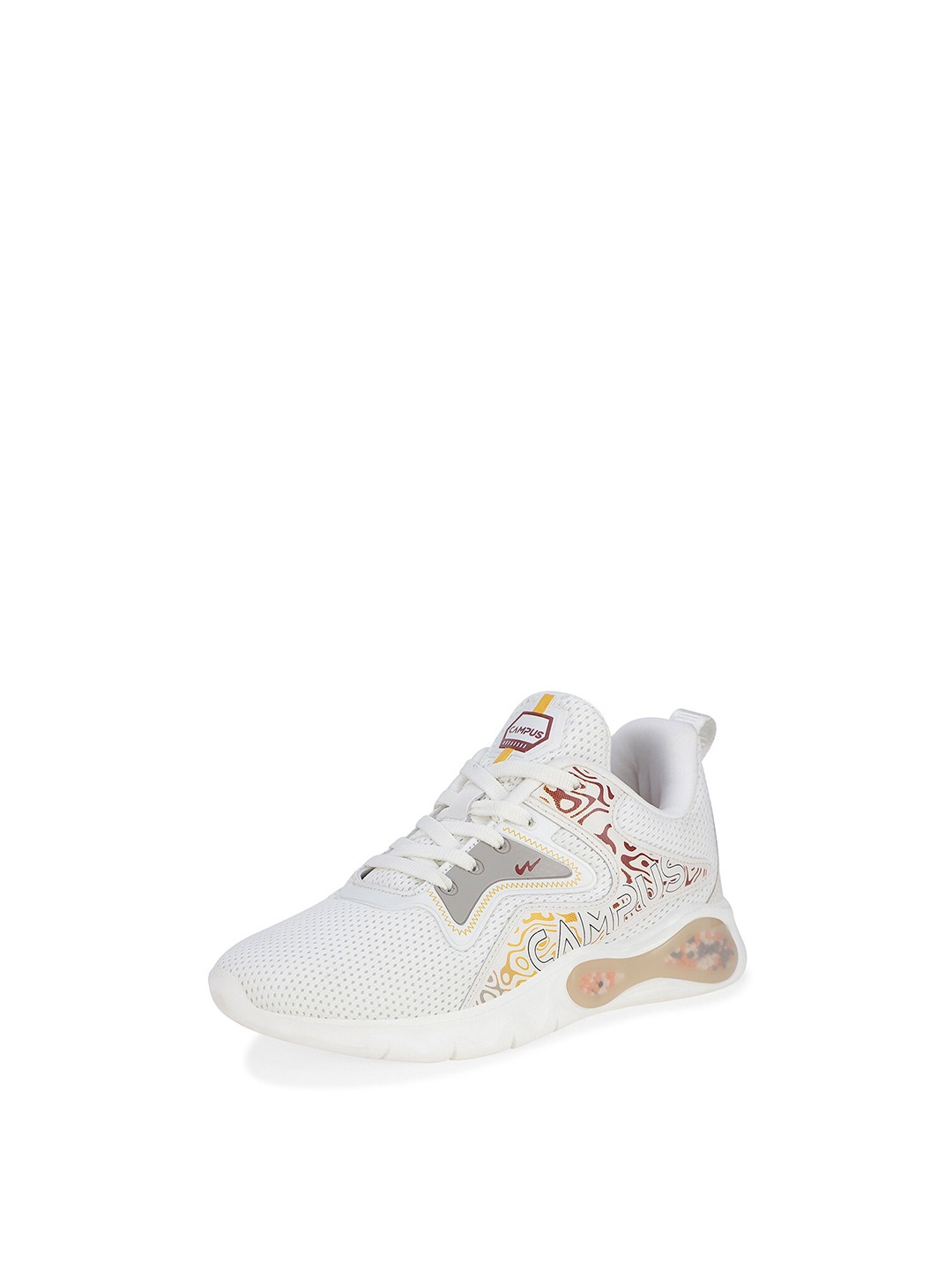 

Campus Kids Running Sports Shoes, Off white