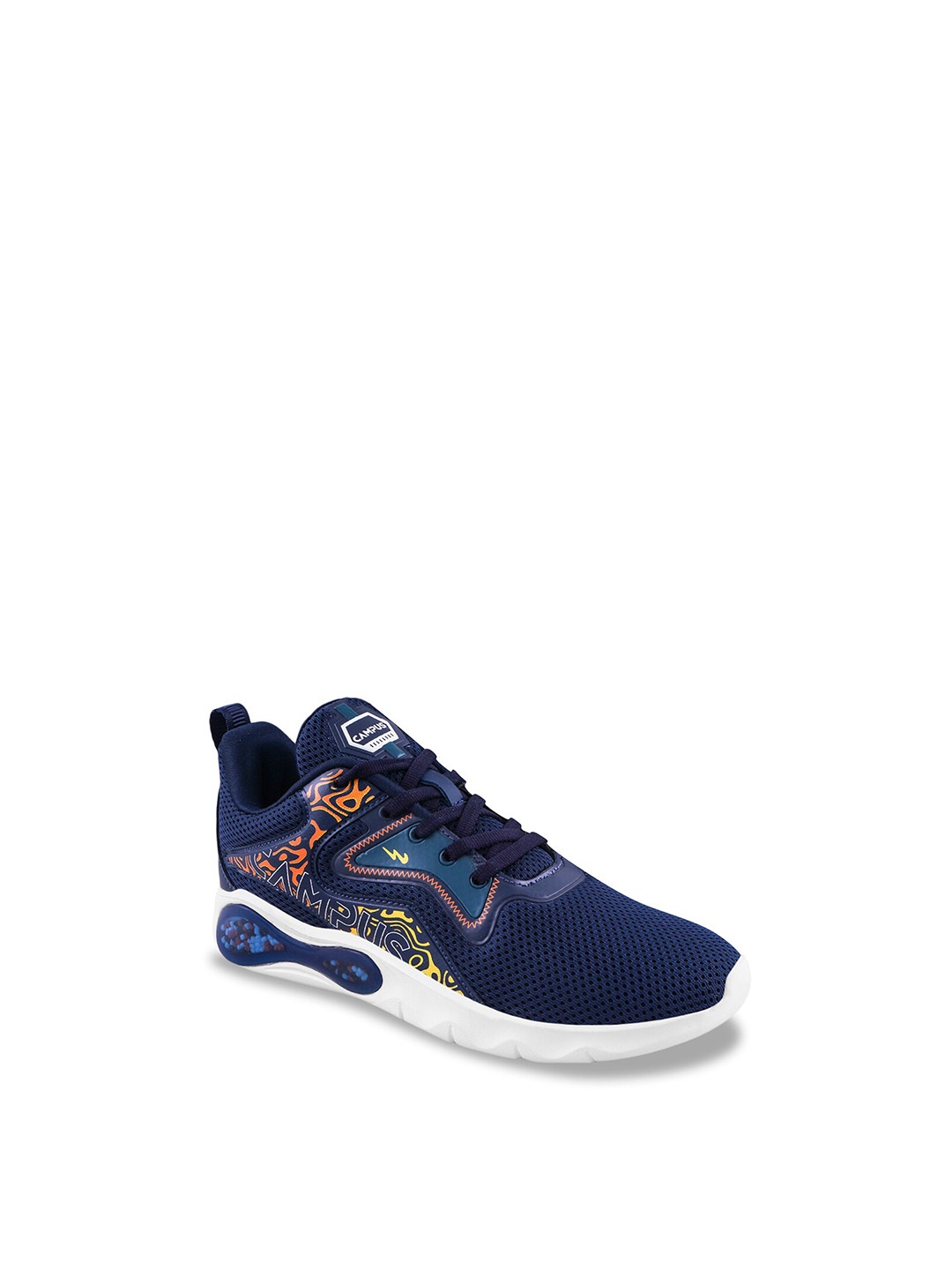 

Campus Kids Eddie Printed Running Shoes, Navy blue