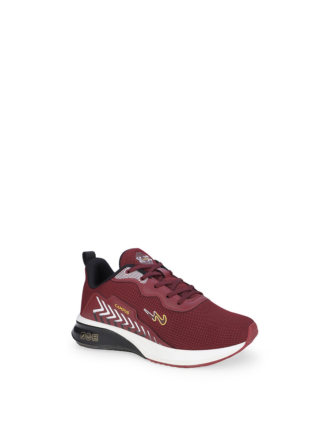 

Campus Kids Textured Running Shoes, Rust