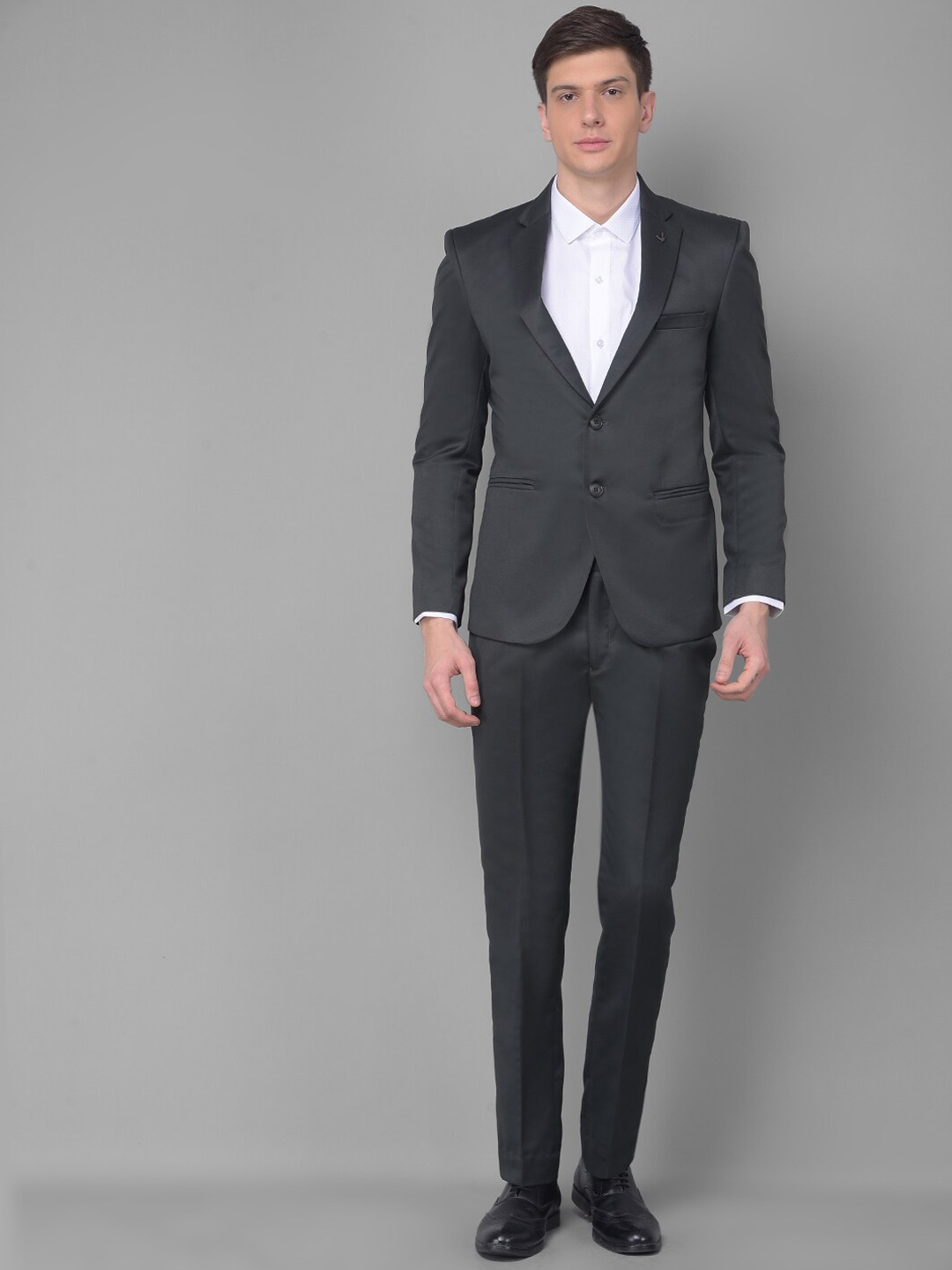 

Canary London Slim Fit Single Breasted Two Piece Formal Suit, Grey