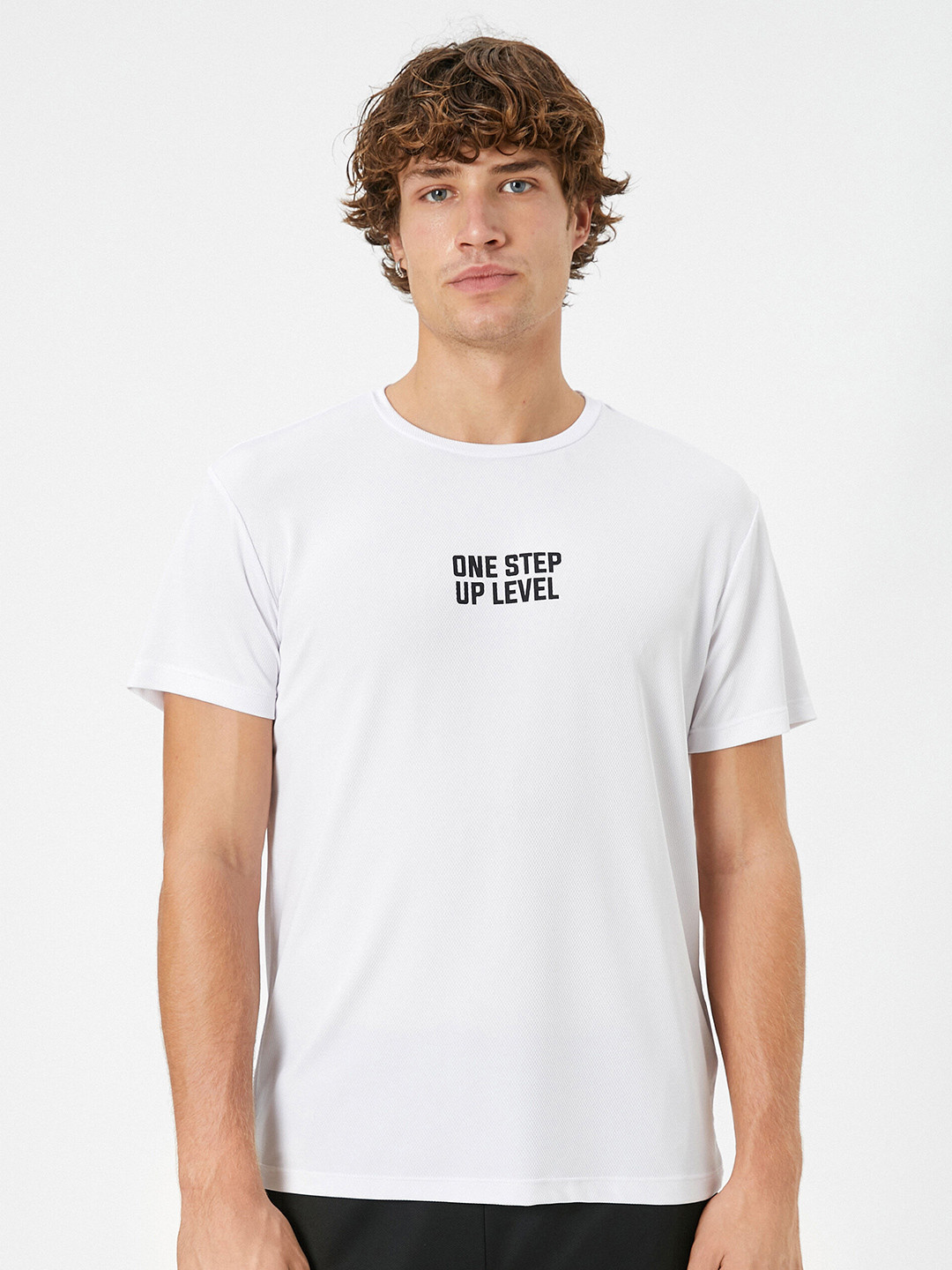 

Koton Men Typography Printed Pockets T-shirt, Na