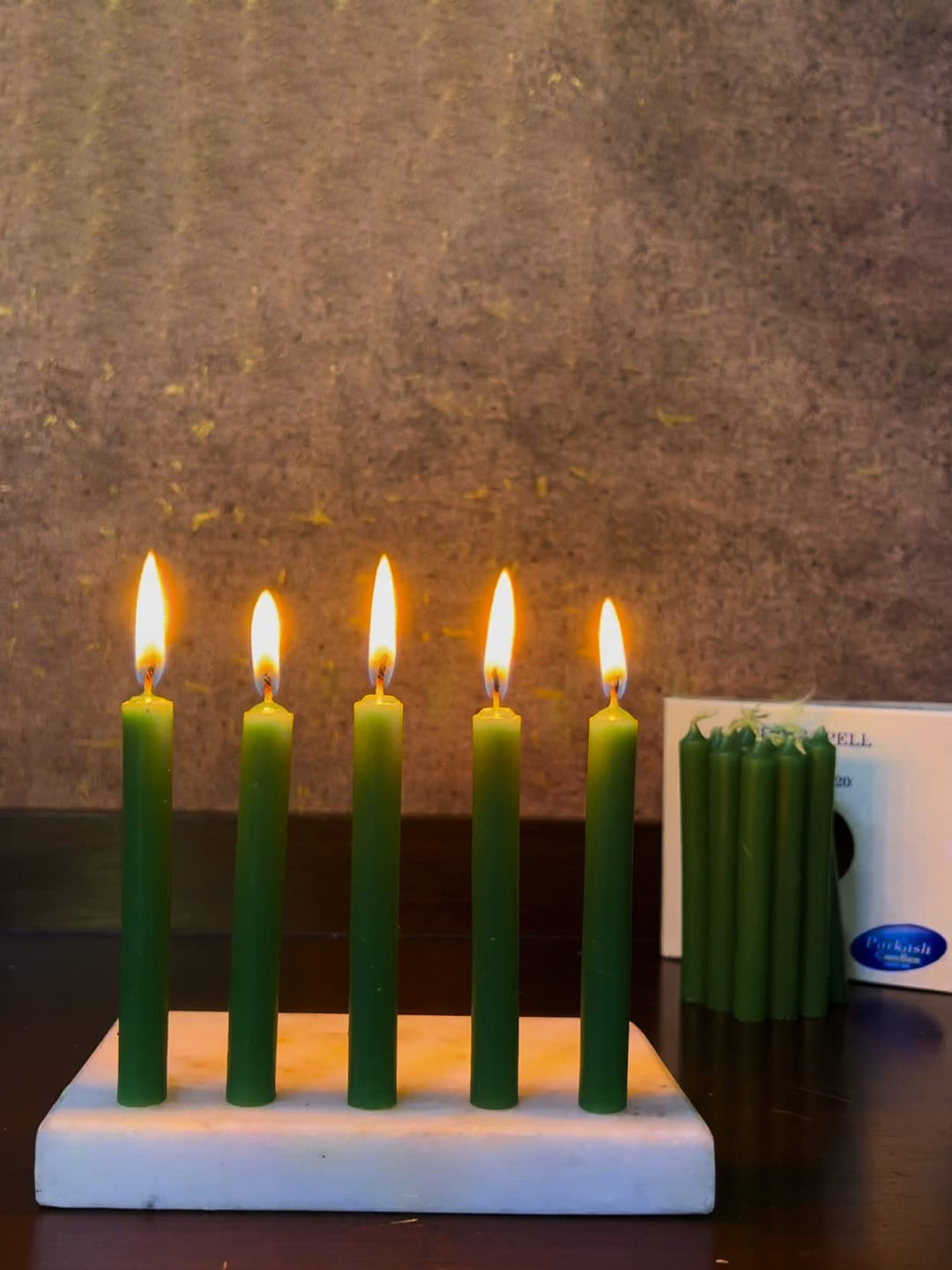 

Parkash Candles Green 2-0-Pieces itual Spell Candle