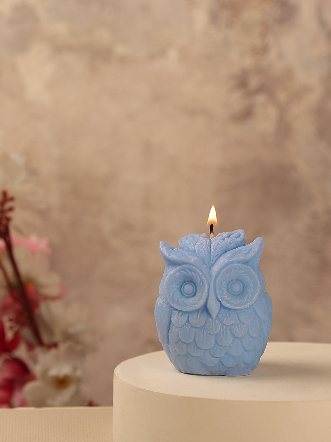 

Parkash Candles Blue Owl Design Scented Candle