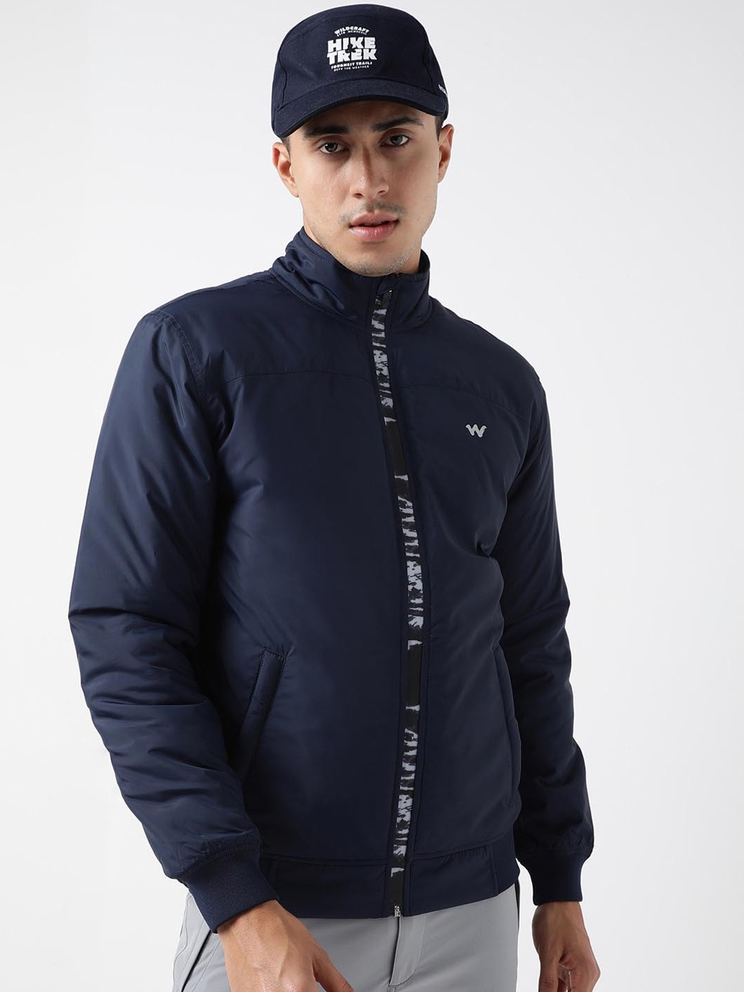 

Wildcraft Men Beige Insulator Sporty Jacket with Patchwork