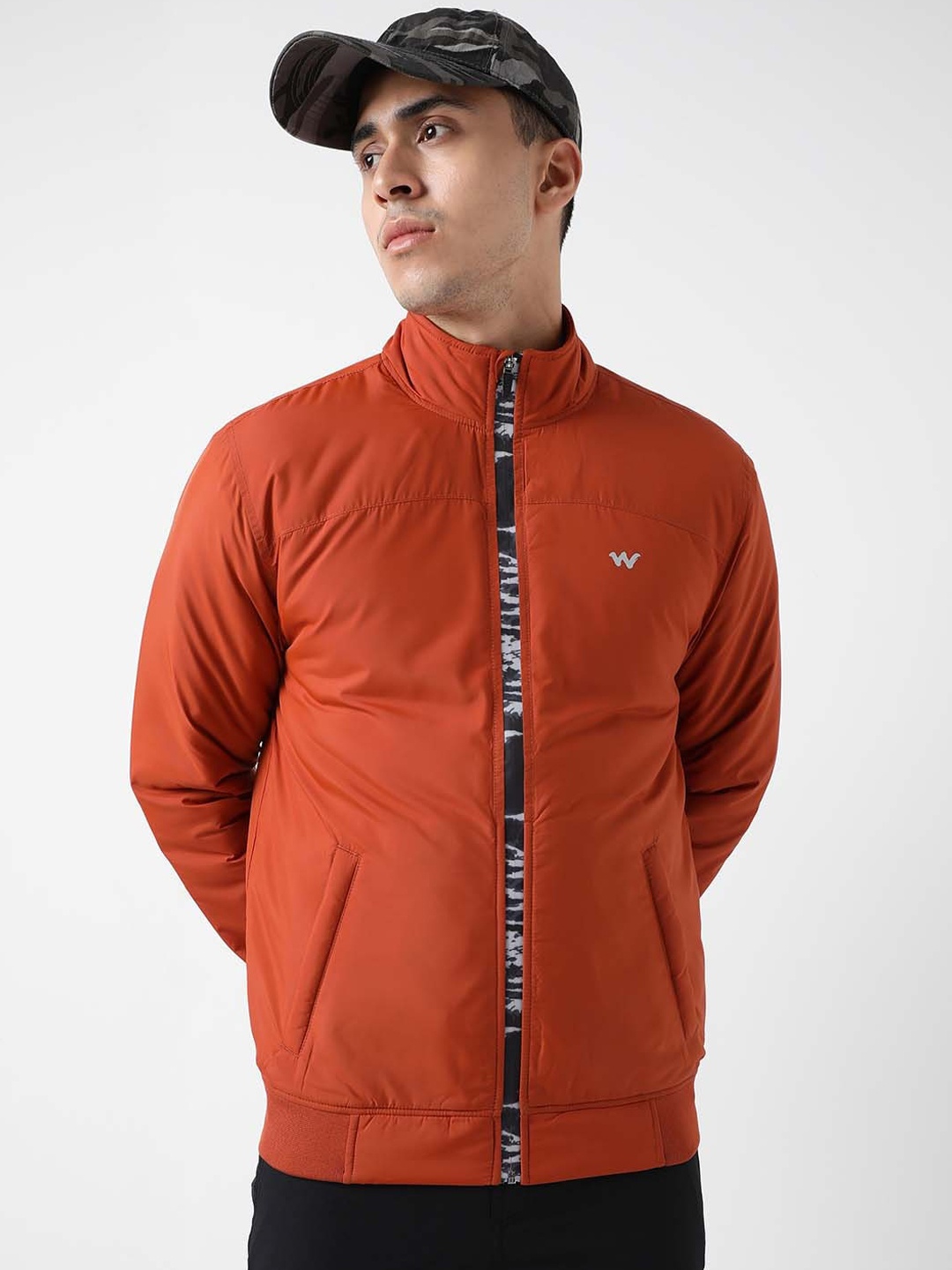 

Wildcraft Men Beige Insulator Sporty Jacket with Embroidered