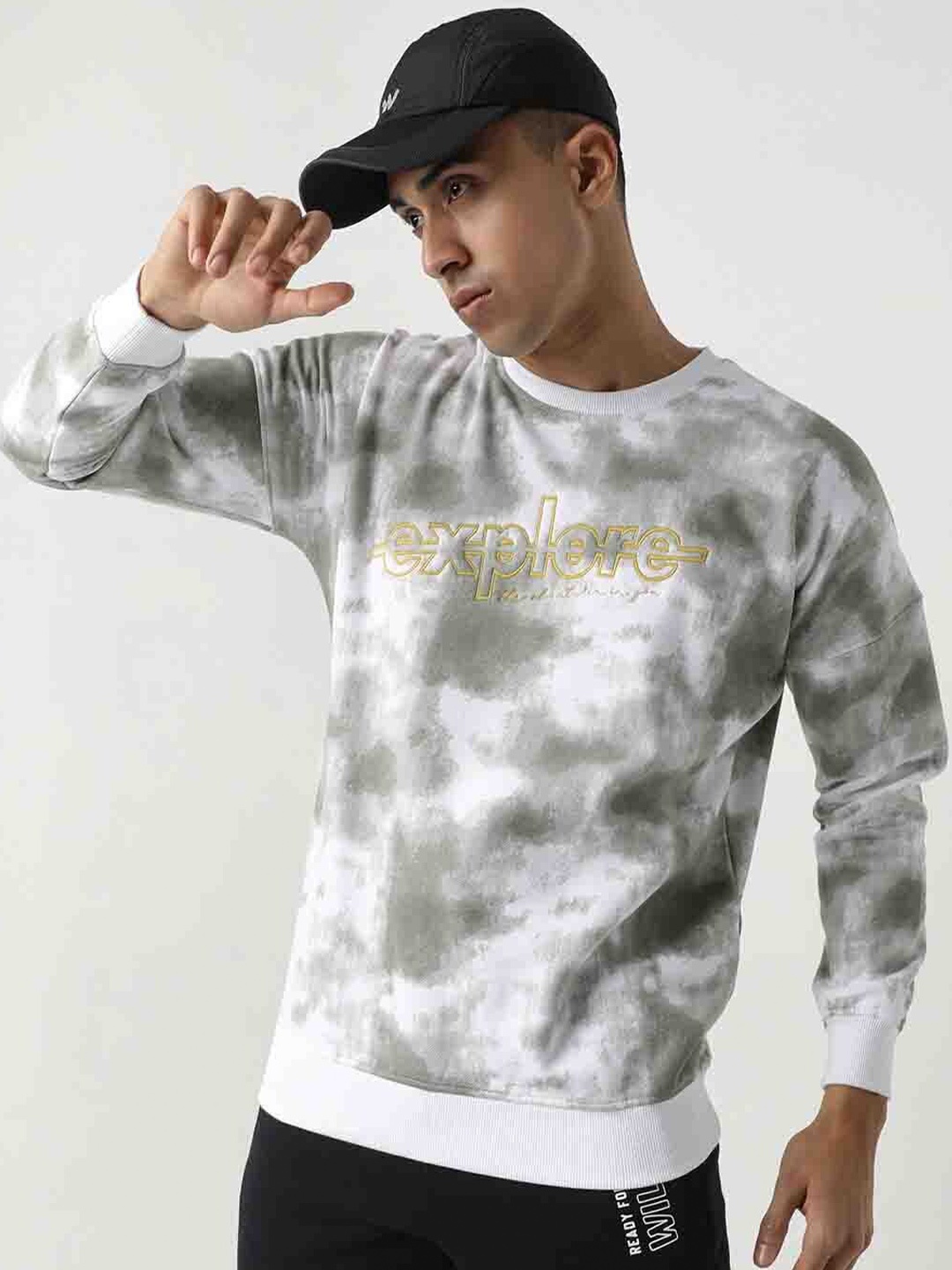 

Wildcraft Men White Printed Sweatshirt